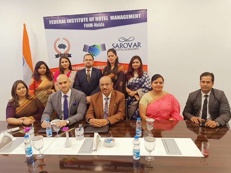 Academic Partnership of Federal Institute Of Hotel Management (FIHM-Noida) With The Gaurs Sarovar Portico-1