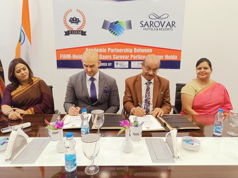 Academic Partnership of Federal Institute Of Hotel Management (FIHM-Noida) With The Gaurs Sarovar Portico-3