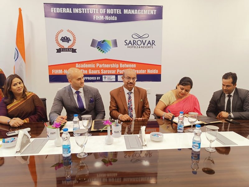 Academic Partnership of Federal Institute Of Hotel Management (FIHM-Noida) With The Gaurs Sarovar Portico-4