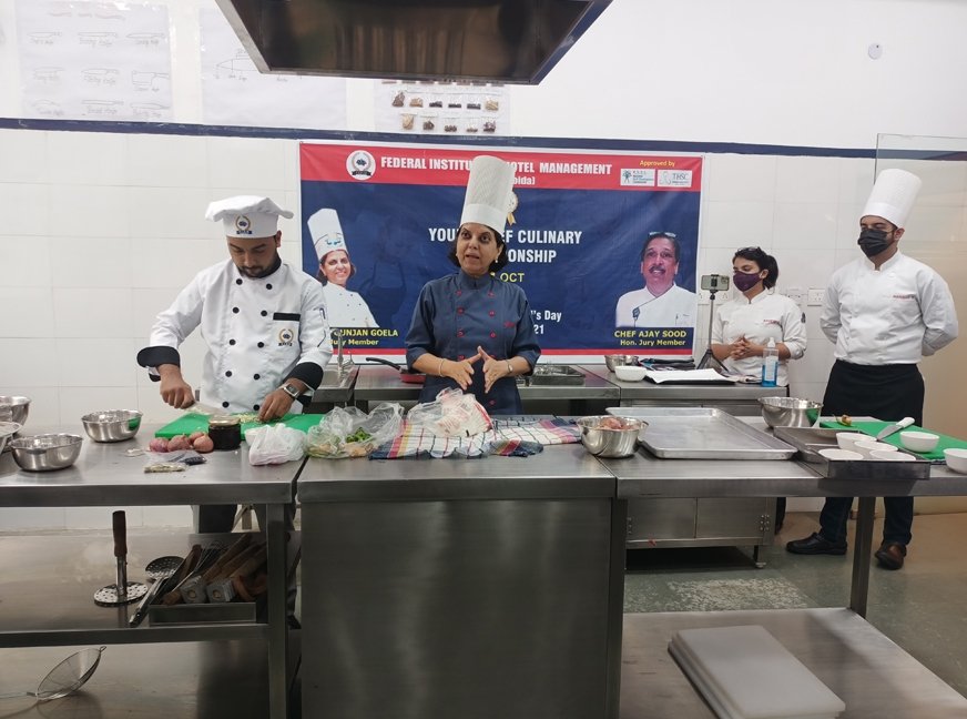 Guest Lecture & MasterClass by Chef Ajay Sood & Gunjan Goela (International Chef's Day Celebration)-8